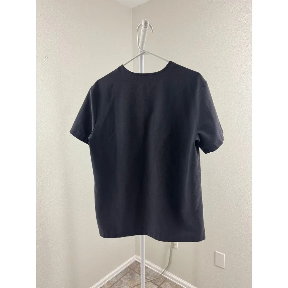 Figs Leon Three-Pocket Scrub Top Mens‎ Small Gray V-Neck Technical Collection